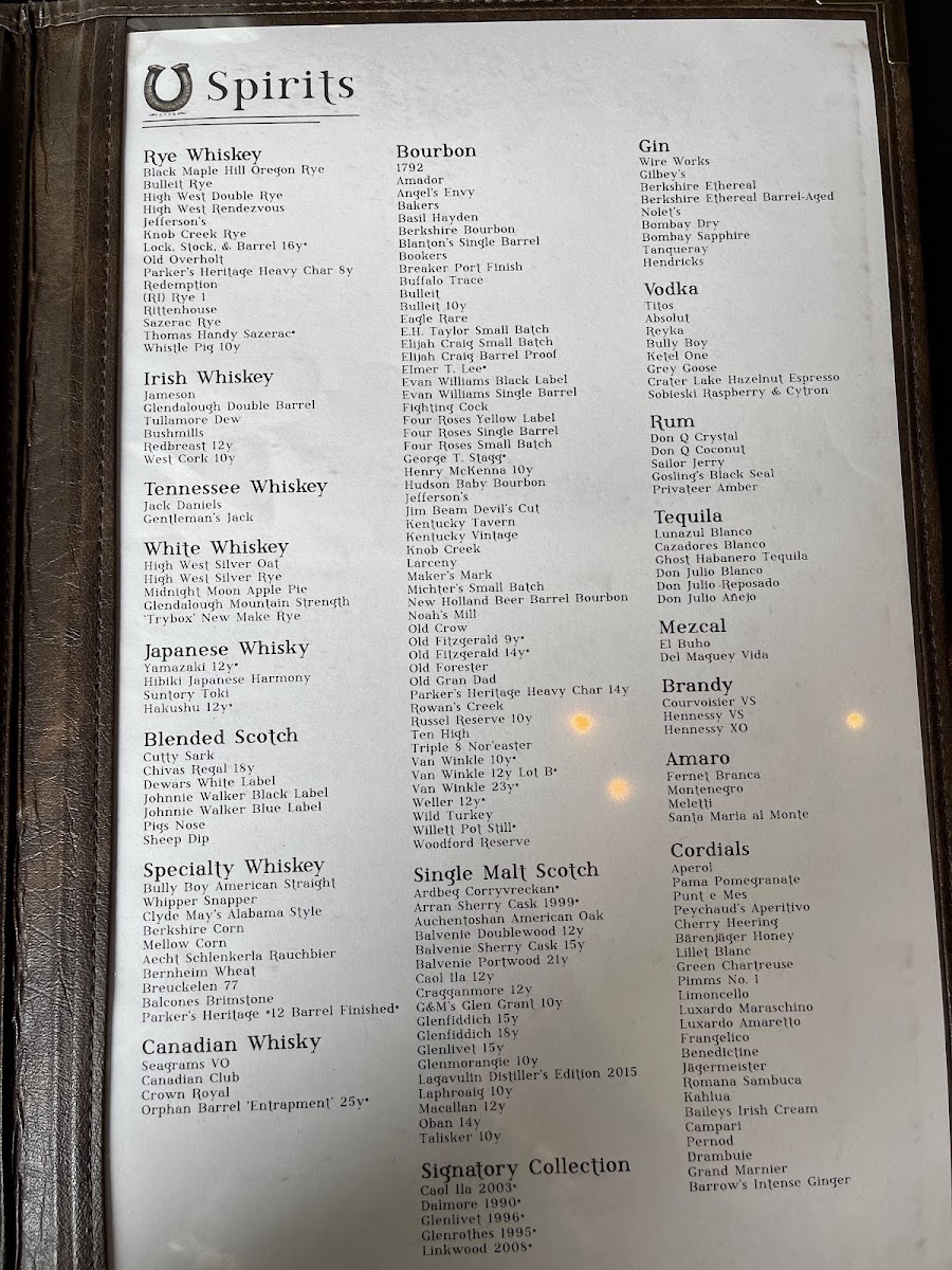 Five Horses Tavern Menu - Image 4